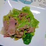 ツナベーコン白菜炒め＋＋